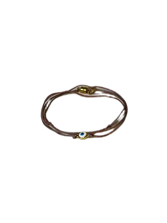 Nude Evil Eye Bracelet