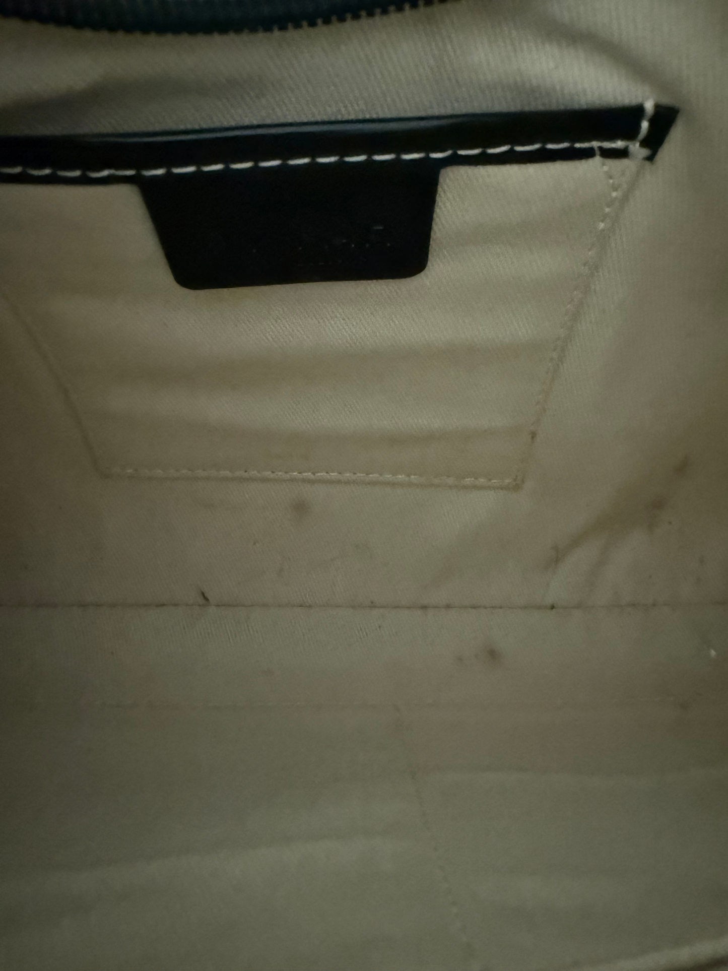 By Far Amber Black Semi Patent Leather Shoulder Bag