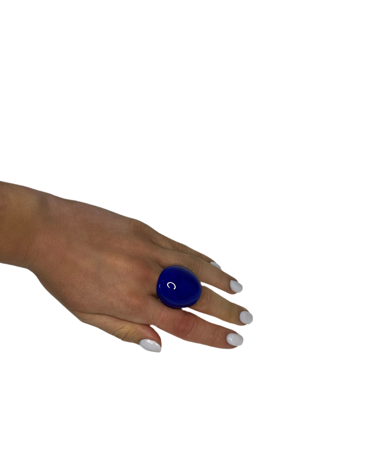 Navy Blue Venetian Ring