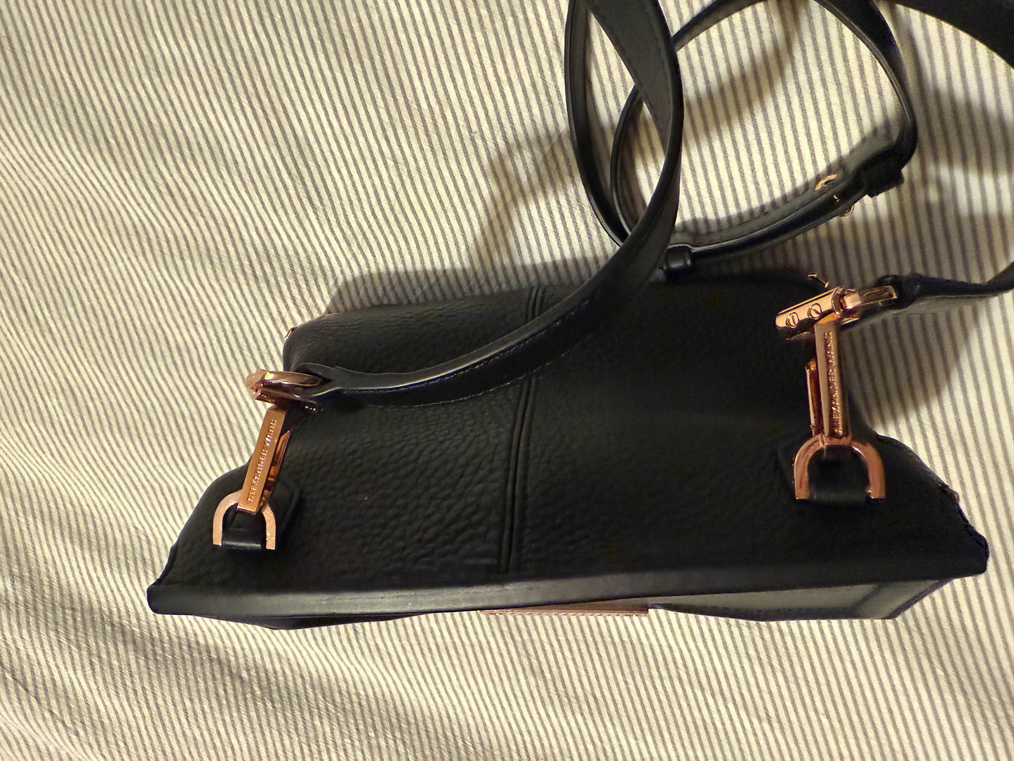Alexander Wang Marion Prisma Black Pebbled Leather Crossbody Bag